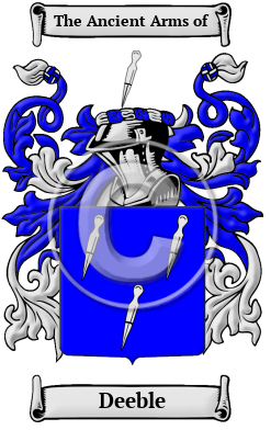 Deeble Family Crest/Coat of Arms