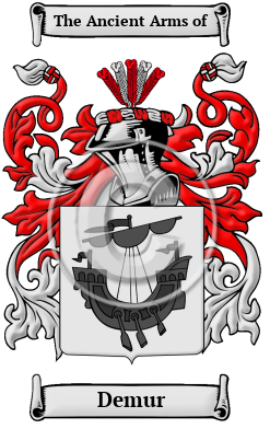 Demur Family Crest Download (JPG) Heritage Series - 600 DPI