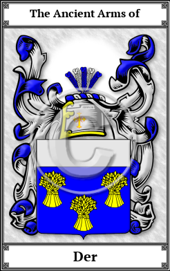 Der Family Crest Download (JPG)  Book Plated - 150 DPI