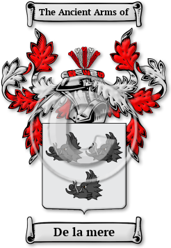 De la mere Family Crest Download (jpg) Legacy Series - 150 DPI