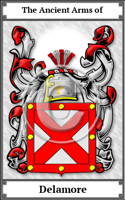 Delamore Family Crest Download (JPG)  Book Plated - 150 DPI