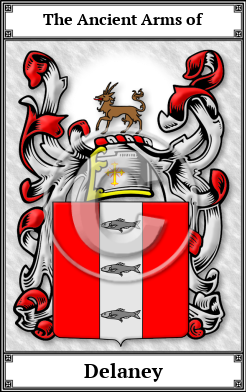 Delaney Family Crest Download (JPG)  Book Plated - 150 DPI