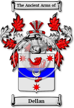 Dellan Family Crest Download (JPG) Legacy Series - 600 DPI