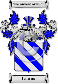 Laurus Family Crest Download (jpg) Legacy Series - 150 DPI