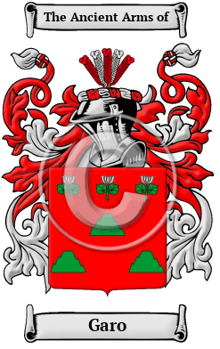 Garo Family Crest/Coat of Arms