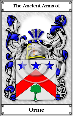 Orme Family Crest Download (JPG)  Book Plated - 150 DPI