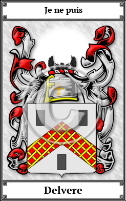 Delvere Family Crest Download (JPG) Book Plated - 600 DPI