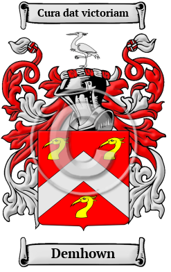 Demhown Family Crest/Coat of Arms