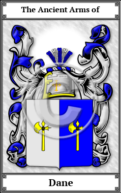 Dane Family Crest Download (JPG)  Book Plated - 150 DPI