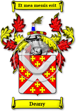Deany Family Crest Download (JPG) Legacy Series - 600 DPI