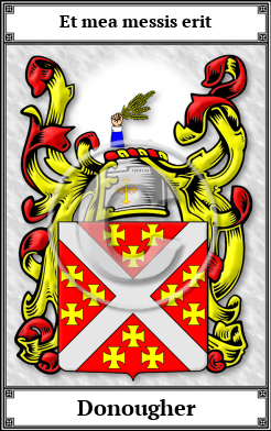 Donougher Family Crest Download (JPG) Book Plated - 600 DPI