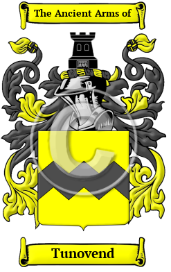 Tunovend Family Crest/Coat of Arms