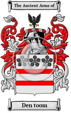 Den toom Family Crest/Coat of Arms