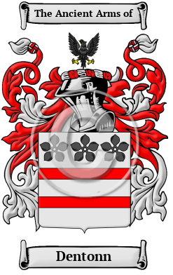 Dentonn Family Crest/Coat of Arms