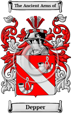 Depper Family Crest Download (JPG) Heritage Series - 600 DPI