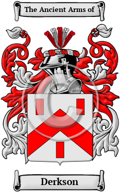 Derkson Family Crest/Coat of Arms