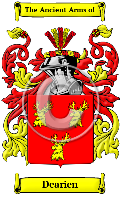 Dearien Family Crest/Coat of Arms