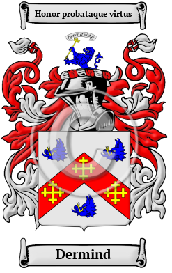 Dermind Family Crest/Coat of Arms