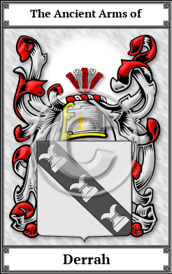 Derrah Family Crest Download (JPG)  Book Plated - 150 DPI