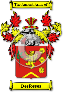 Desfosses Family Crest Download (JPG) Legacy Series - 600 DPI