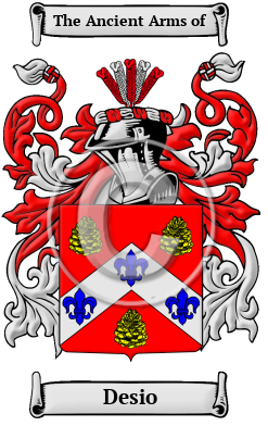 Desio Family Crest/Coat of Arms