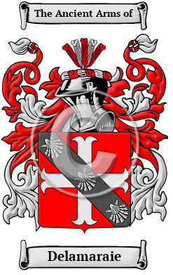 Delamaraie Family Crest/Coat of Arms