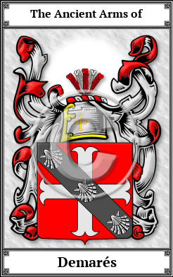 Demarés Family Crest Download (JPG)  Book Plated - 150 DPI