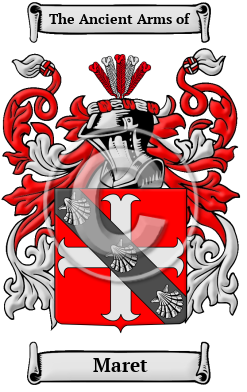 Maret Family Crest/Coat of Arms