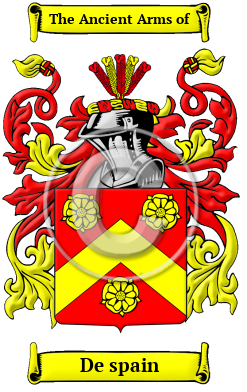 De spain Family Crest/Coat of Arms