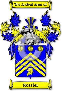 Rossier Family Crest Download (jpg) Legacy Series - 150 DPI