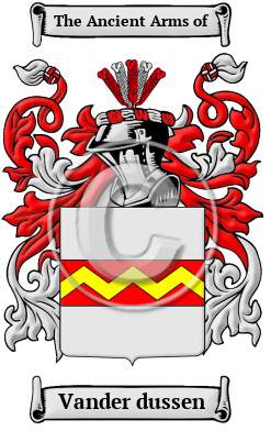Vander dussen Family Crest Download (JPG) Heritage Series - 300 DPI