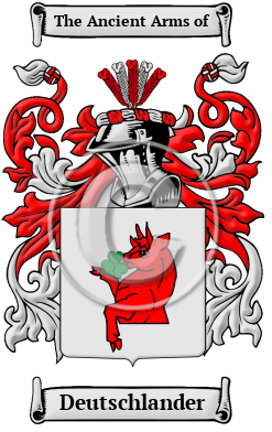 Deutschlander Family Crest/Coat of Arms