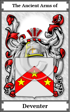 Deventer Family Crest Download (JPG)  Book Plated - 150 DPI