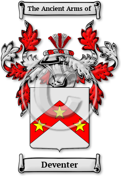 Deventer Family Crest Download (jpg) Legacy Series - 150 DPI