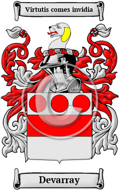 Devarray Family Crest/Coat of Arms