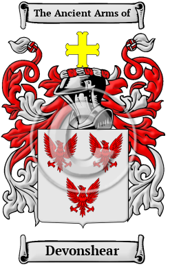 Devonshear Family Crest/Coat of Arms