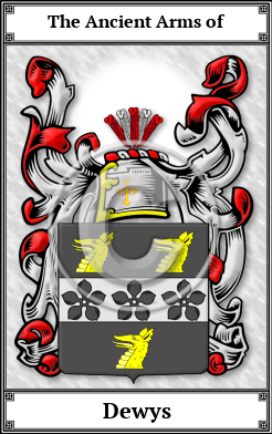Dewys Family Crest Download (JPG)  Book Plated - 150 DPI
