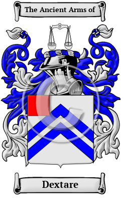 Dextare Family Crest/Coat of Arms