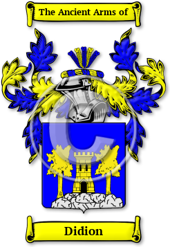 Didion Family Crest Download (JPG) Legacy Series - 600 DPI