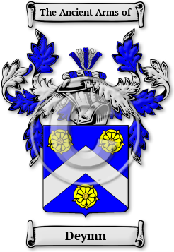 Deymn Family Crest Download (JPG) Legacy Series - 600 DPI