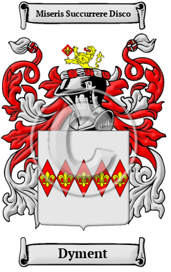 Dyment Family Crest/Coat of Arms