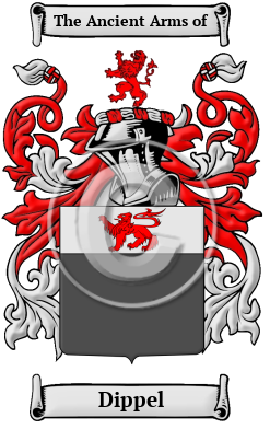 Dippel Family Crest/Coat of Arms