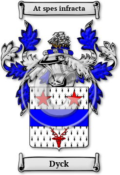 Dyck Family Crest Download (JPG) Legacy Series - 600 DPI