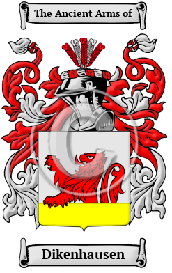 Dikenhausen Family Crest/Coat of Arms