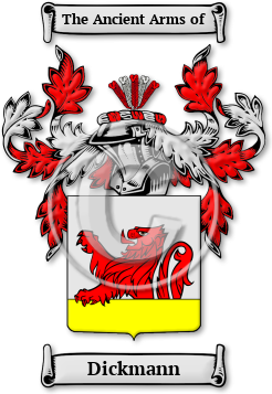 Dickmann Family Crest Download (JPG) Legacy Series - 600 DPI