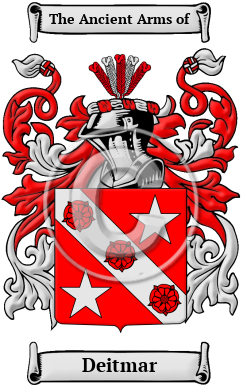 Deitmar Family Crest/Coat of Arms