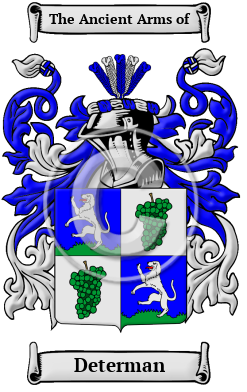 Determan Family Crest/Coat of Arms