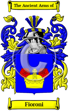 Fioroni Family Crest/Coat of Arms