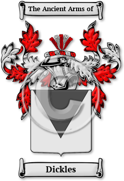 Dickles Family Crest Download (jpg) Legacy Series - 150 DPI