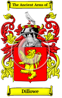 Dillowe Family Crest/Coat of Arms